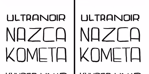 Nazca, Kometa, UltraNoir @ Kuudes linja Hki 26.6.2026