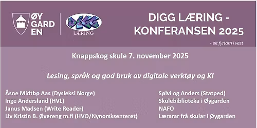 Digg l\u00e6ring konferansen 2025