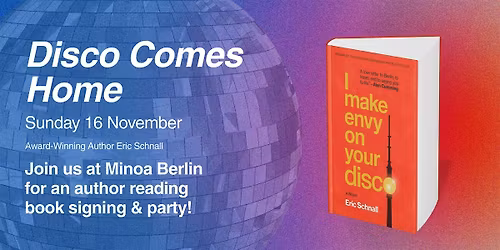 Author Reading + Signing: I Make Envy on Your Disco