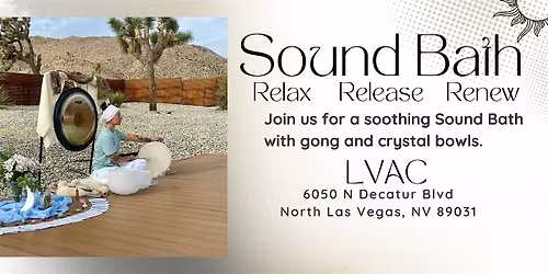 Sound Bath with Gong and Crystal Bowls