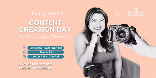 Content Creation Day with Diana Cecilia Photography