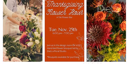 A Thanksgiving Flower Hour