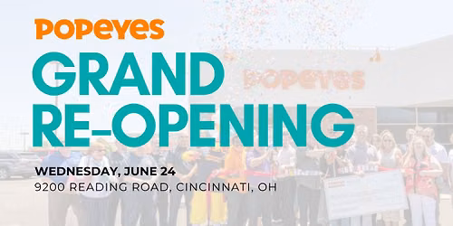 Popeyes Grand Re-Opening + Concert Ticket & Gift Card Giveaway