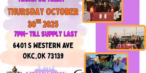 6TH ANNUAL TRUNK OR TREAT \ud83c\udf83\ud83c\udf6b\ud83c\udf6c\ud83c\udf6d