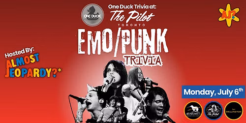 Emo\/Punk Trivia Hosted by Almost Jeopardy at The Pilot!
