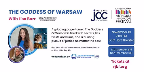 Headliner: Lisa Barr, The Goddess of Warsaw