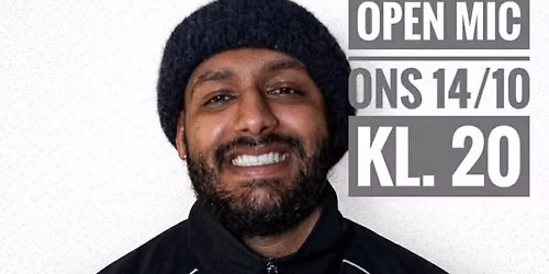 Open Mic Comedy p\u00e5 28 Live i Roskilde (18+) - Ray Samson er v\u00e6rt
