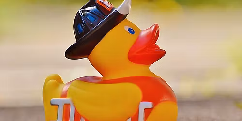 Ducks on Fire Rubber Ducky Race