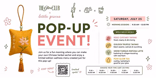 The Glow Club x Little Pisces POP-UP event