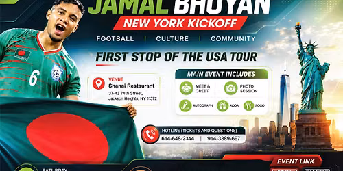 Jamal Bhuyan New York Kickoff \u2014 Football, Culture & Community