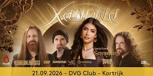 Xandria + Seven Spires + Tulip @ DVG Club, Kortrijk