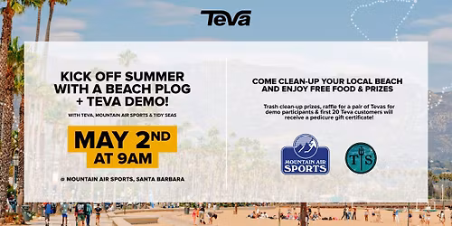 Beach Plog + Teva Demo in Santa Barbara!
