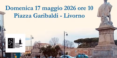 Sketching fra i pittori in Piazza Garibaldi a Livorno