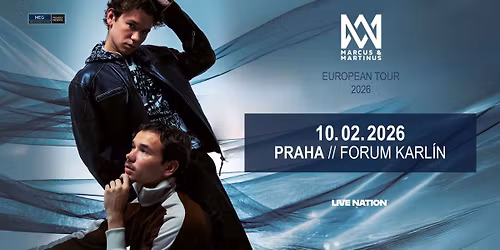 Marcus & Martinus European Tour 2026 | Praha