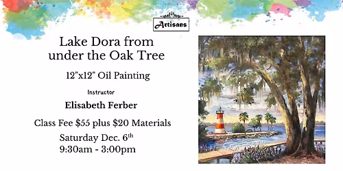 Lake Dora from under the Oak Tree