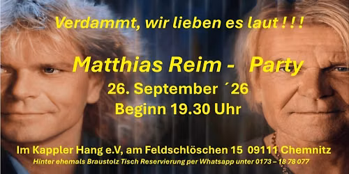 Matthias Reim - Party 