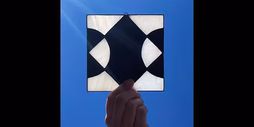 Stained Glass Sun Catcher with Jessica Black