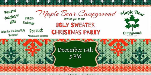 Ugly Sweater Party!