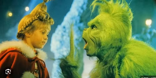 Grinch and Cindy Lou Who Visit Mellon Square
