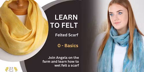 Create @ Blackwattle - Nuno Felted Scarf