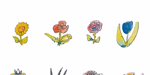 Watercolor Florals: Language of Flowers