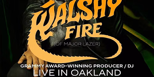 WALSHY FIRE from Major Lazer Live in Oakland! July 4th Holiday Rave
