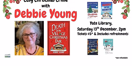 Cosy Christmas Crime with Debbie Young| Yate Library
