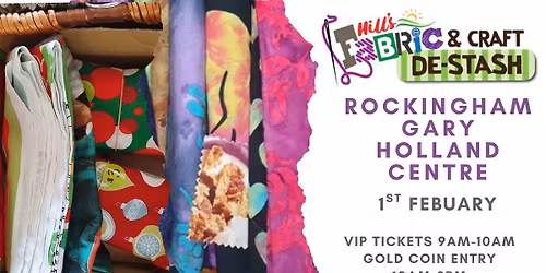 Rockingham Hills Fabric and Craft De-Stash 1st Feb 