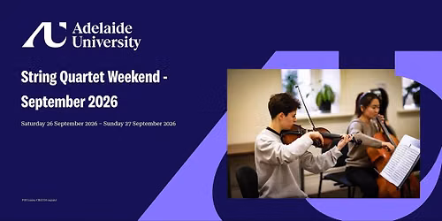 String Quartet Weekend \u2013 September 2026