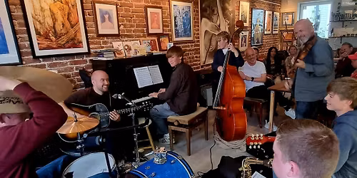 Jam p\u00e5 biblioteket med Kjetil Lund\u00f8, Otail Al-Ogaili, Ole Meland og flere