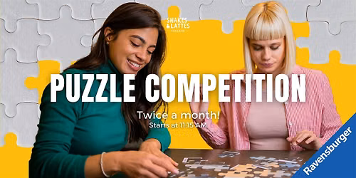 Ravensburger Puzzle Competition - Snakes & Lattes College