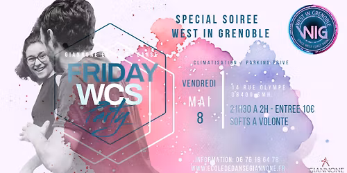 SOIREE WEST COAST SWING  West In GRENOBLE