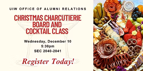 Christmas Charcuterie Board and Cocktail Class