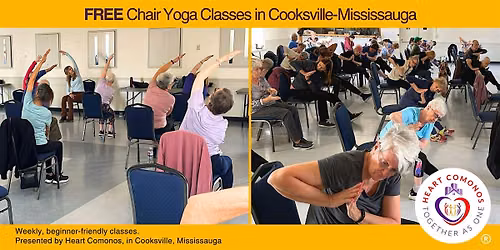 Chair Yoga Classes in Cooksville, Mississauga