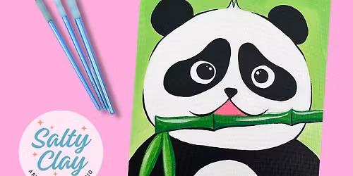 "Panda ", May 15th, Kids Canvas Painting! 