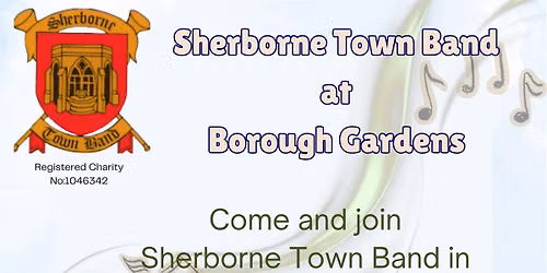 Sherborne Town Band in Borough Gardens