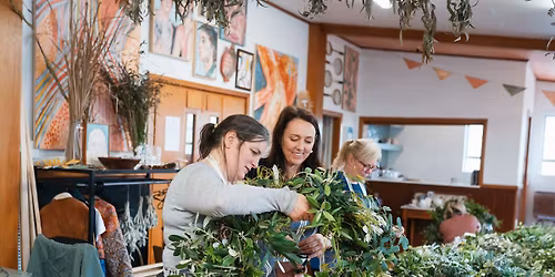 Christmas Wreath evening workshop in Rangiora