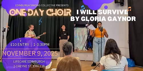 One Day Choir Edinburgh!