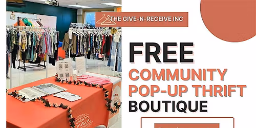 FREE Community Pop-up Thrift Boutique