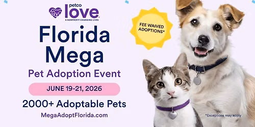 PETCO LOVE MEGA PET ADOPTION EVENT
