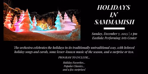 Holidays in Sammamish