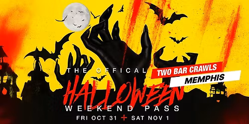 Haunted Hop & Halloween Bar Crawl Weekend Pass \u2013 Memphis 2025