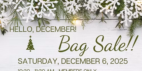 Friends December Bag Sale!!!