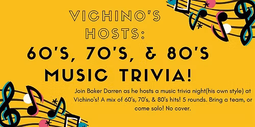 Vichinos Music Trivia - 60s, 70s, 80s
