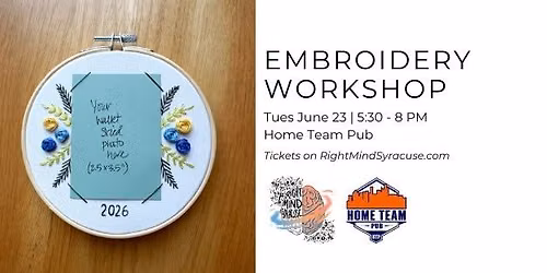 Embroidery Workshop