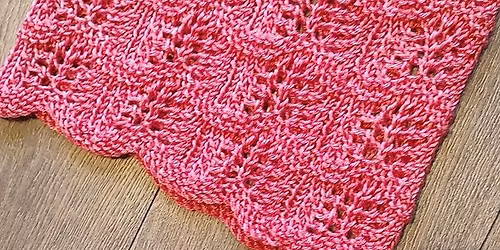 Next Step Knit: Lace Cowl in the Round