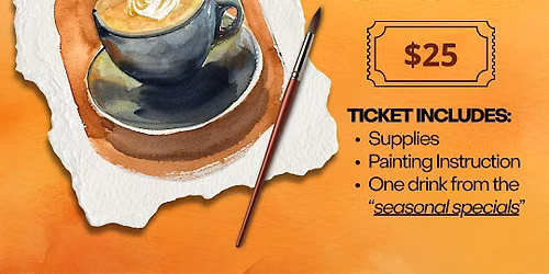 A Sweet Treat Watercolor Workshop \u2615
