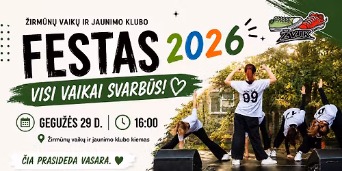 FESTAS 2026 - visi vaikai svarb\u016bs