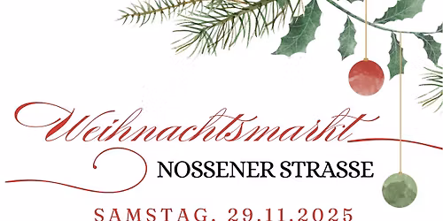 Weihnachtsmarkt der Straßengemeinschaft Nossener Straße 