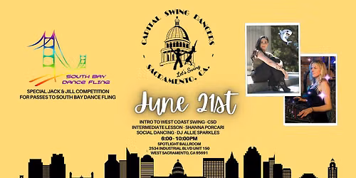 Capital Swing Dancers Monthly Dance - JUNE 21st